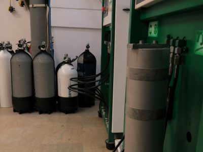 athens-divers-club-our-center (23) scuba tanks and compressor