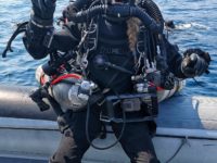 118820041_339259087269946_5825995506756113440_n female rebreather diver on rib ready to dive