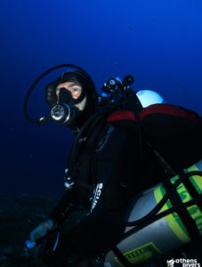 diver with a tec setup configuration